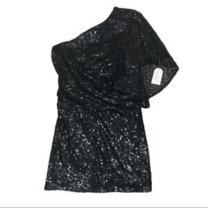 Jessica Simpson one shoulder sequin dress 2 NWT